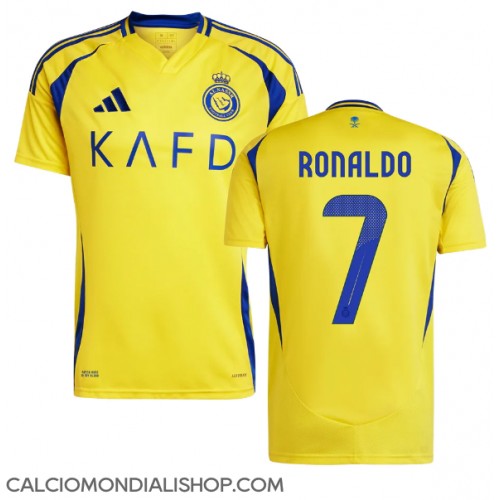 Maglie da calcio Al-Nassr Cristiano Ronaldo #7 Prima Maglia 2024-25 Manica Corta